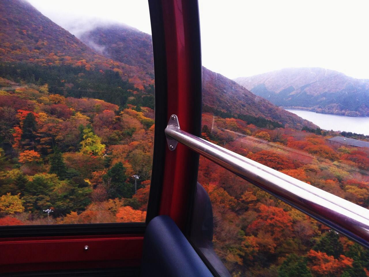 箱根強羅より 箱根ロープウェイ 大涌谷紅葉 公式 箱根強羅ホテルパイプのけむりプラス